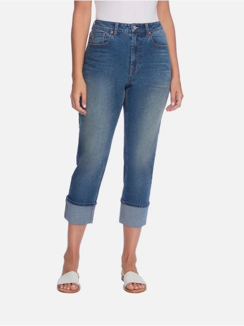 Frye Dark Blue High-Rise Women's Jeans